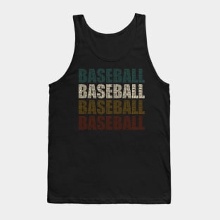 Baseball Dad - Funny Sports Lovers Gift For Papa Tank Top